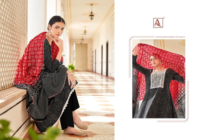 Saheli By Alok Suits Heavy Bandhani Printed Dress Material Wholesale Price In Surat